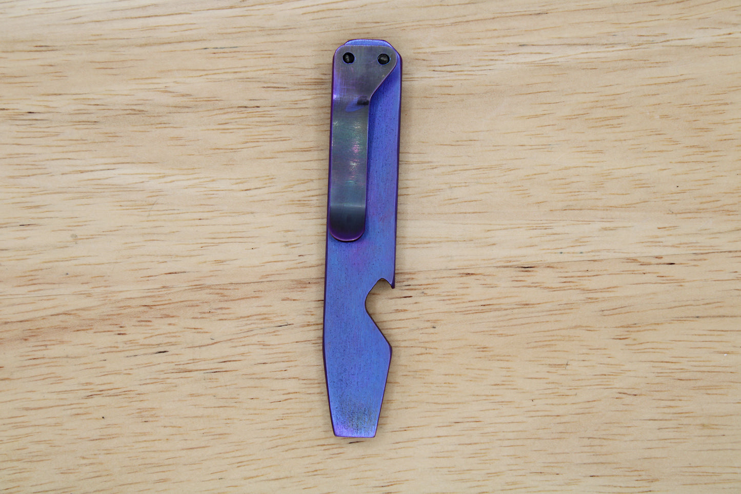 Teale Designs Tools Stocky Titanium Pocket Pry Bar - Blurple