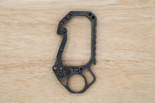 TD Stainless Carabiner - Tumbled Black Oxide