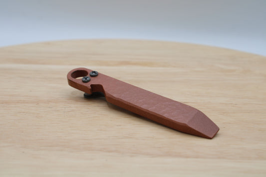 Teale Designs Tools Pocket Pry Bar - Bead Blasted Hammered copper