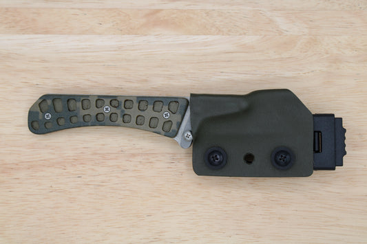TD Tools Fixed Utility Knife - Bead Blasted Camo G10