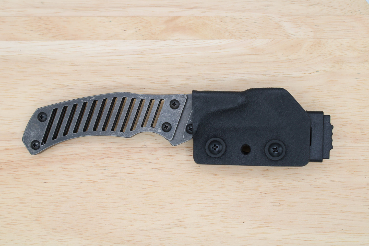 TD Tools Fixed Utility Knife - XL Slots Tumbled Black Oxide