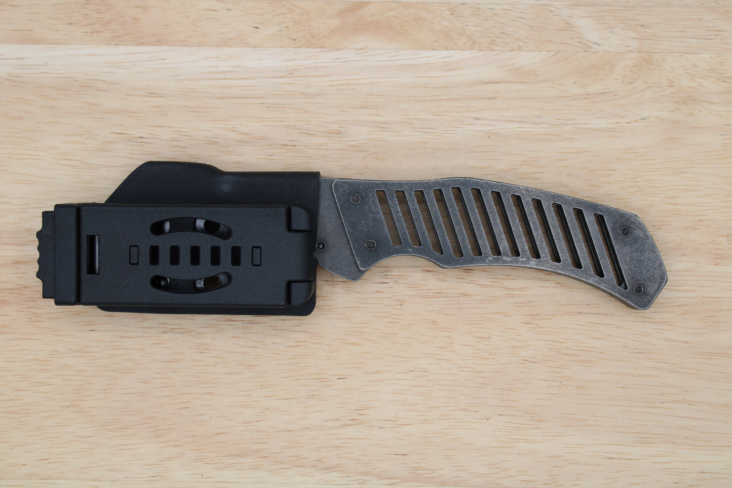 TD Tools Fixed Utility Knife - XL Slots Tumbled Black Oxide