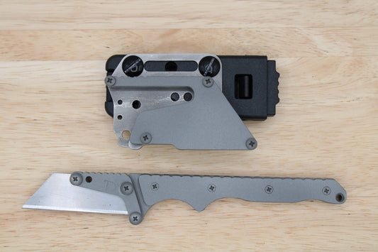 TD Tools Slim Fixed Utility Knife - Bead Blasted