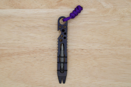Teale Designs Tools Pocket Pry Bar - Titanium Deep Purple OG