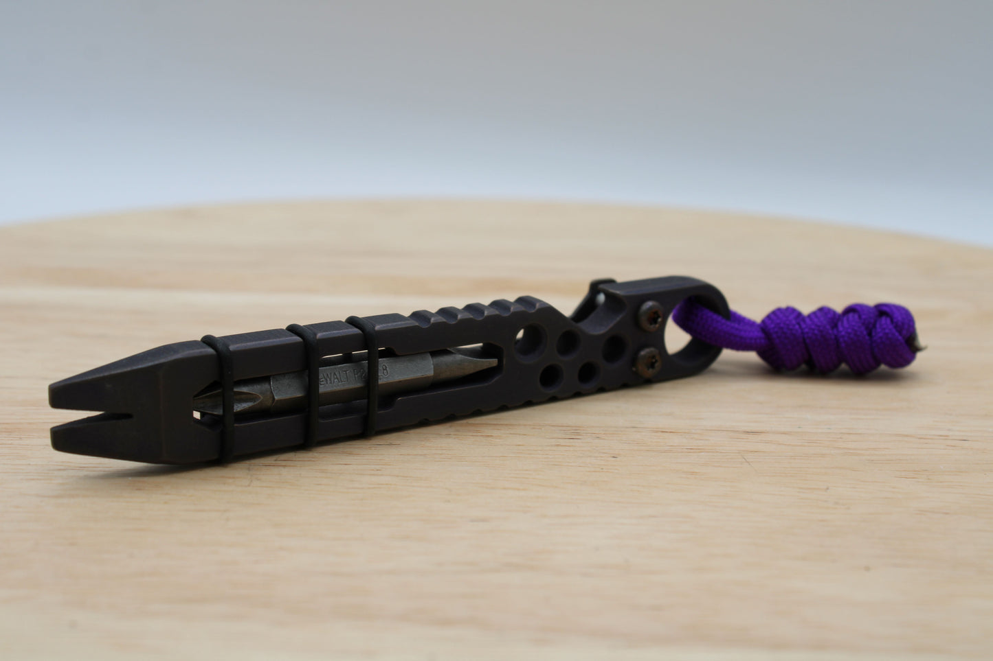 Teale Designs Tools Pocket Pry Bar - Titanium Deep Purple OG