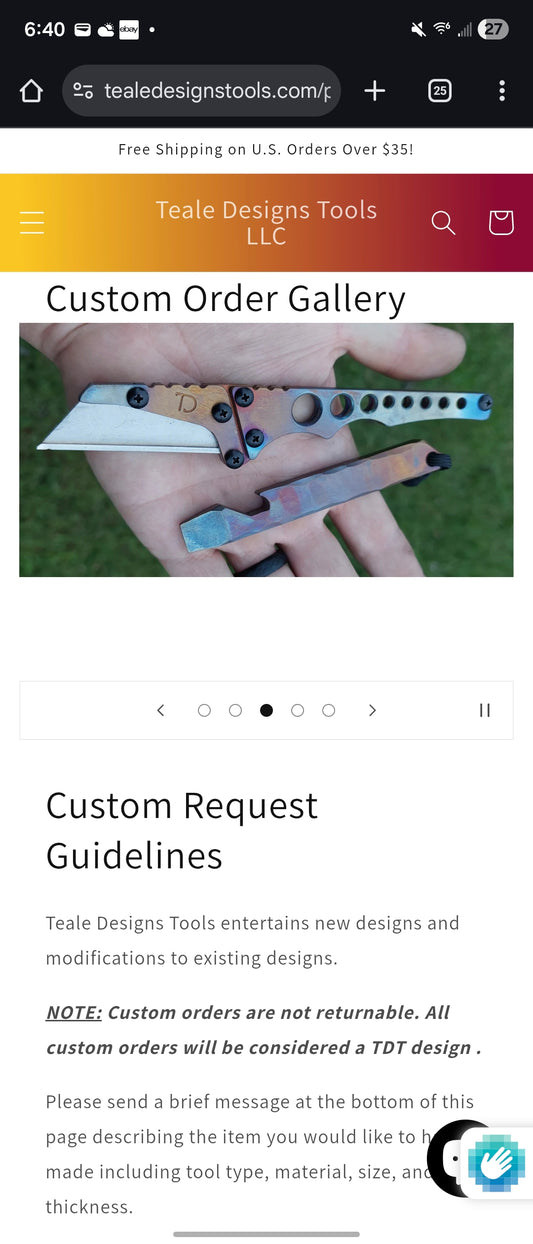 Custom Knife